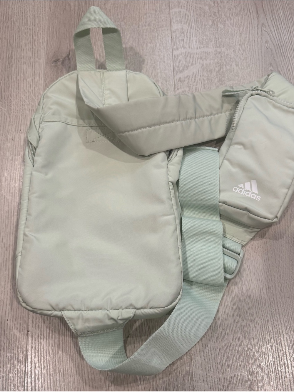 GUC Adidas | Essentials 2 | Sling Adjustable Strap | Crossbody Bag | Mint Green - Picture 3 of 3